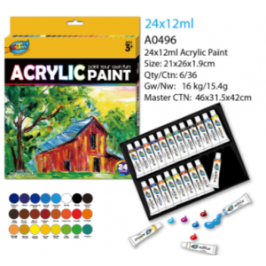 24*12ml Acrylic Paint