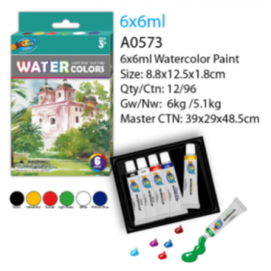 6*6ml Watercolor Paint