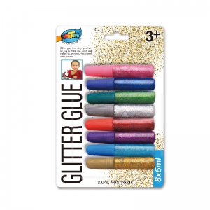 8*6ml Glitter Glue