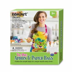 RC032 Tie Dye Apron & Tissue Bags