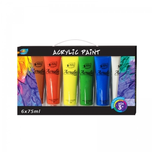 6 color x 75ml Acrylic Paint