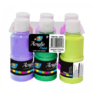 6 color x 120ml Acrylic Paint