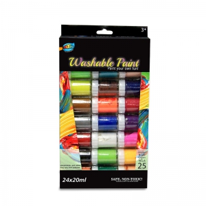 24 color x 20ml Washable Paint