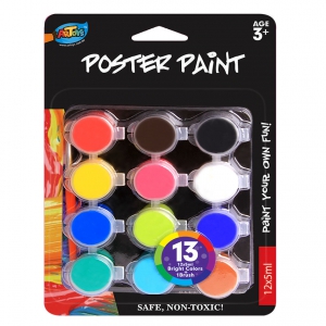 12 color x 5 ml Poster Paint