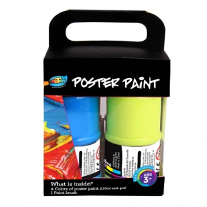 4 color x 120ml Poster Paint