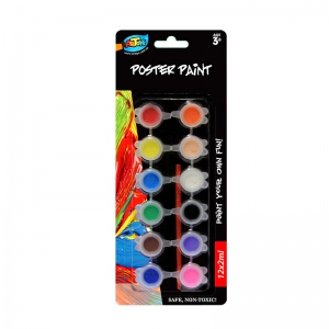 12 color x 2 ml Poster Paint