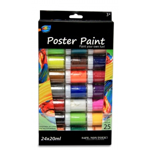 24 color x 20ml Poster Paint