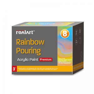 RA011 Pouring Paint 8 Color Rainbow