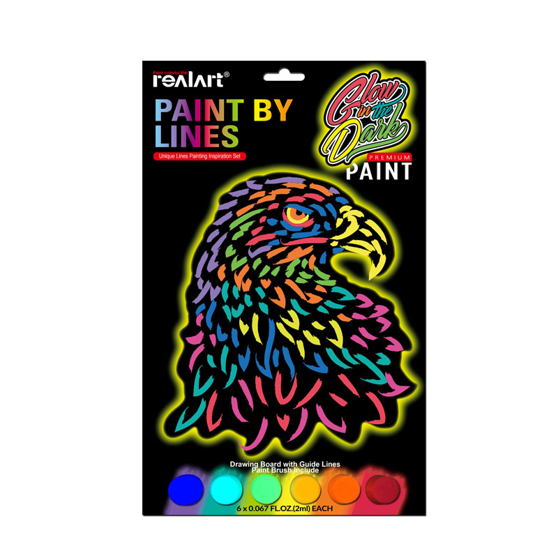 Glow in the Dark DIY Painting Kit - Eagle